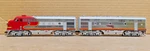 Athearn Genesis Santa Fe Walthers 7A - F7B 99042A & Two Train Set Ho Scale. Fixed Price $135.89.