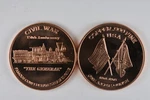 Civil War "the General" Steam Engine - 1 Avdp Ounce .999 Fine Copper Round. Fixed Price $7.99.