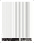 Woodland Scenics Stripes White Dry Transfer Decals DT514. Fixed Price $6.99.
