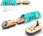 Electric Train For Wooden Track, Remote Control Toy, Motorized And. Fixed Price $26.93.