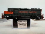 Scale GP40 Western Pacific 3528 Atlas Silver Dcc & Sound Ready. Fixed Price $125.98.