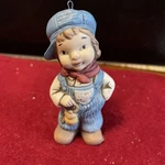 Lionel Collectors Christmas Ornament 37-604 Pocelain Little Engineer No Box. Fixed Price $9.99.