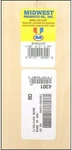 Midwest Products Co. Basswood Sheets 1/32X3X24 (single Item). Fixed Price $19.99.