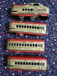 Marx M10005 Union Pacific Articulated Gauge Streamliner 4 Set. Fixed Price $199.00.
