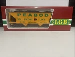 Lgb 4076 X01 Peabody 2-BAY Hopper Car With Coal Load *g-scale* New In Box.. Fixed Price $130.00.