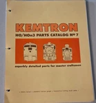 Kemtron HON3 Parts Catalog No 7 Master Craftsmen Detail Vintage. Fixed Price $8.49.