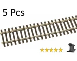 Peco N Scale Code 80 Flexible Track With Wood Ties Pieces SL-300-5. Fixed Price $44.47.