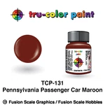 Tru Color Paint Pennsylvania Passenger Car Maroon 1OZ - 131. Fixed Price $6.49.