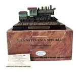 Ganz Trains Gone By 1902 Pennsylvania Railroad Special 1521 Coa 94. Fixed Price $36.00.