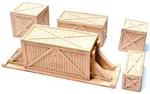 Chooch Scale Freight Car Load Heavy Crates Various Pieces PKG(5) 7243. Fixed Price $16.79.