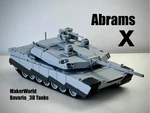Abrams X 4TH-GEN Main Battle Tank Usa 1:35 Scale Model Kit. Fixed Price $38.00.