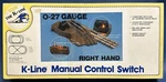K-line Manual Control Switch O-27 Right Hand K-275 Brand New Box. Fixed Price $44.00.