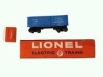 Lionel 3357 Hydraulic Platform Maintenance Car Postwar Blue Gauge W/ Box. Fixed Price $23.99.