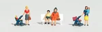 Woodland Scenics 1832 Ho Scale Accents Moms & Kids PKG(6). Fixed Price $17.99.