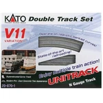 Kato 20-870-1 Scale Unitrack V11 Set Double-track. Fixed Price $119.95.