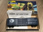 Ho Athearn 50' Railbox Double Door Car Yreka Western #25134 Model #5076. Fixed Price $34.00.
