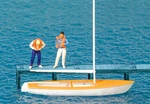 Preiser 10678 Gauge Ho - Scale 1:87 Sailor Putting On Vest. Sailboat. Fixed Price $22.99.