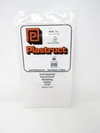 Plastruct 91250 Clear Plastic Sheets Copolyester 0.010" .3MM 7" X 12" Set Of. Fixed Price $9.63.