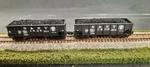 Z Scale Full Throttle Ft 2056- 33' 55T 2-BAY Hoppers Susquehanna & New York. Fixed Price $44.99.