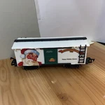 Vintage New Bright Santa's Christmas Express Replacement Part White Train Car. Fixed Price $18.95.