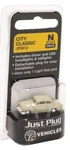 Scale Woodland Scenics Just Plug Lighted Vehicle City Classic Car JP5612. Fixed Price $23.99.