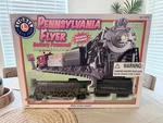Lionel Pennsylvania Flyer G-gauge Train Set 7-11140. Fixed Price $200.00.