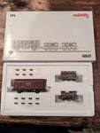 Marklin 48691 "rag" Track Calibration 3-CAR Set & Weights New W/box Read. Fixed Price $59.00.