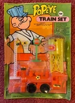 Vintage Popeye Train Set - Larami Toys 1973 Hong Kong. Fixed Price $14.95.
