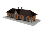 Mth Railking Transylvania Country Passenger Station W' Orange Lights 30-90640. Fixed Price $94.00.