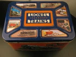 Lionel Toy Train Popcorn Tin 1998 Chest 14"X10"X7". Fixed Price $30.00.