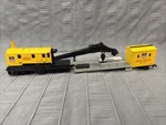 Bachmann Ho Scale Union Pacific Crane Car And Boom Tender. Fixed Price $13.99.