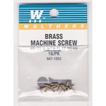 Walthers 947-1052 #0-80 Brass Flat Head Machine Screws 3/16 X .060" (16)'. Fixed Price $5.39.