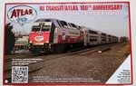 Ho Atlas 10 004 444 Nj Transit Modern Commuter Train Set (#4505, #7049, #7645). Fixed Price $500.00.