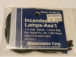 Miniatronics Micro Lamps Colored 1.5V 30MA 1.2MM Diameter Clear PKG(10 18-C03-10. Fixed Price $19.99.