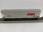 Athearn #81580 Scale "fmc" 54' 4700 Covered Hopper Rd.. Fixed Price $22.00.