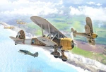 Italeri 1437 Wwii Italian Fiat CR.42 Falco 1/72 Scale Plastic Model Kit. Fixed Price $31.30.