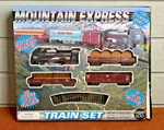 Mountain Express 18 Piece Train Set Battery Powered Engine 3 Rail Cars & Track. Fixed Price $13.95.