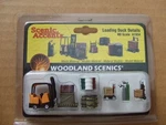 Woodland Scenics #A1934 Loading Dock Details Ho Scale, Hi-lo, Welding Tanks. Fixed Price $16.50.