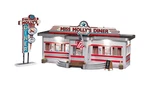 Woodland BR5870 Scale Built Up Structure Miss Molly's Diner. Fixed Price $154.99.