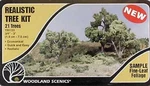 Woodland Scenics TR1111 N/ho Tree Kits 3/4-3" (21) Train Scenery. Fixed Price $15.45.