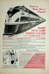 Original 1947 Vintage Trains Ad: Railway Postal Clerks Commence $2300 Years. Fixed Price $16.95.