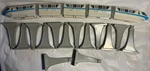 Disney Monorail Train + Supports - Track Tested & Works. Fixed Price $54.99.