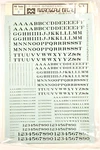 Microscale Ho Decals #87-69 (90002) Rr Roman Alphabet & Numbers Black. Fixed Price $6.75.