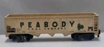 American Flyer S Ga. # 24230 Peabody Coal Co. 3-BAY Hopper. Fixed Price $23.54.