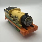 Mattel Thomas & Friends Battery Powered 1:87 Locomotive Yellow BJT39. Fixed Price $14.99.