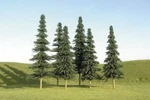 Bachmann 32104 Scene Scapes 3"-4" Spruce Trees (set Of 9). Fixed Price $18.09.