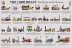 The Iron Horse (railroads & Locomotives) Educational Poster 36.5X24.5 Laminated. Fixed Price $22.99.