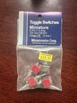 Miniatronics # 3626004 Miniature Toggle Switches Dpdt 5AMP 120V (4) Mib. Fixed Price $15.00.