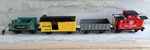 Scientific Toys Ltd Lot Of Train Cars Rio Grande 4067 Coal Box Union Pacific. Fixed Price $32.50.