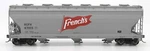 Intermountain 47085 Scale Acf 4650 Cu Ft 3-BAY Hopper French's. Fixed Price $42.26.